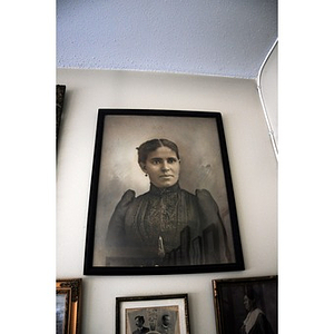 Portrait of a woman on Reverend Chauncy Moore's wall