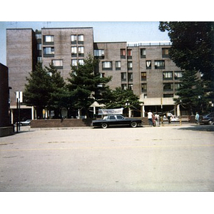 Plaza Betances and a Villa Victoria apartment building.