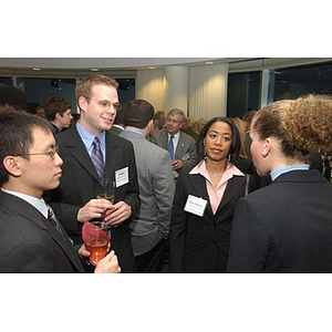 Guests mingle at The National Council Dinner