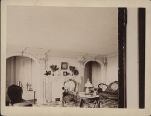Interior view of the Royall House, parlor, Medford, Mass., undated
