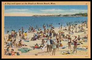 A Day well spent on the Beach at Revere Beach, Mass.