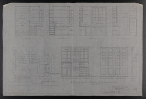 Details of Pantry, Servants Hall & Rear Stair Hall, Drawings of House for Mrs. Talbot C. Chase, Brookline, Mass., January 5-7, 1930