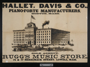 Hallet, Davis, and Co., Pianoforte Manufacturers, Boston, Mass.