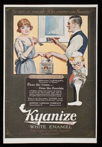 Kyanize White Enamel, Boston Varnish Company, Everett Station 49, Boston, Mass.
