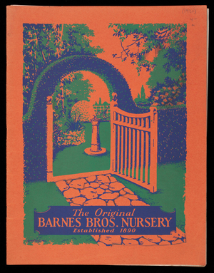 Catalog, Barnes Bros. Nursery Co., Yalesville, Connecticut