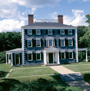 View of the front facade, Codman House, Lincoln, Mass.