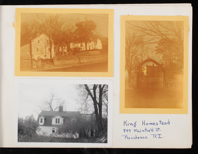 Album 37: King Homestead, 899 Plainfield Street, Providence, Rhode Island