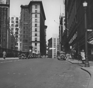 "Tremont St., north from Hamilton Place"