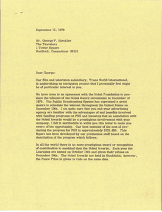 Letter from Mark H. McCormack to George P. Hinckley