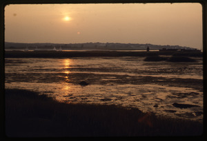 Sunset over the tidal marshes