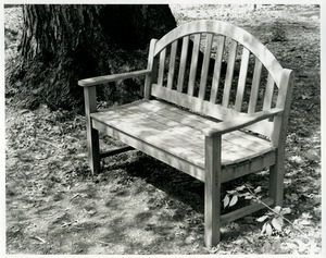 Bench at the Austin Dickinson House