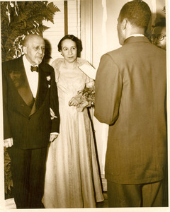 Wedding ceremony of W. E. B. Du Bois and Shirley Graham Du Bois