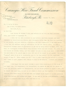 Letter from F. M. Wilmot to the Crisis