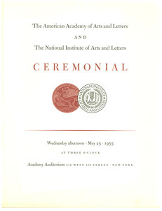 Ceremonial program