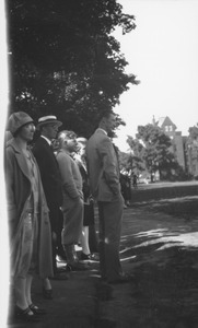 Spectators watching from the sidelines