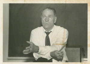 Professor John Neumann lecturing