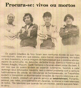 Procura-se: vivos ou mortos