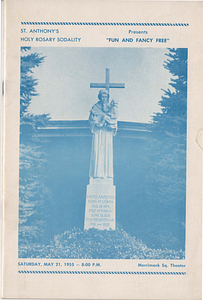 Saint Anthony's Holy Rosary Sodality event booklet (1955)