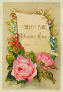 Invitation, July Fourth celebration at Roseland Park