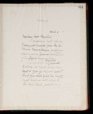 Thomas Lincoln Casey Letterbook (1888-1895), Thomas Lincoln Casey to [illegible], April 6, 1891