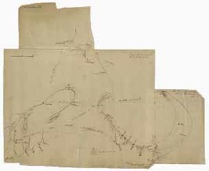 Manuscript map of southeastern Massachusetts, circa 1790