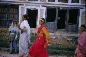 Women walk to Kathmandu festival