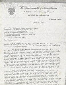Letter from George G. Bridgeman to Arthur T. Noren