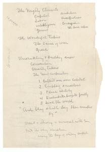 Speech outlines - Digital Commonwealth