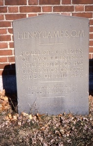 Cambridge Cemetery (Cambridge, Mass.) gravestone: James, Henry (1843-1916)