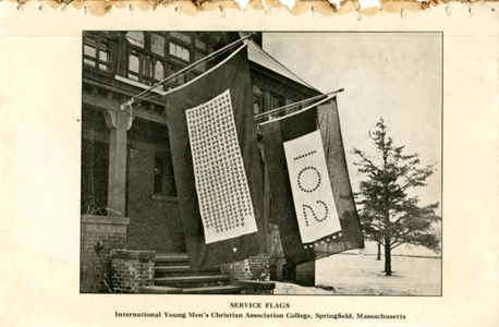 Service Flags at Springfield College, ca. 1917