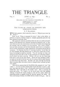 The Triangle, June, 1891
