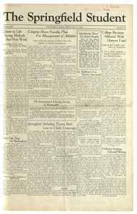 The Springfield Student (vol. 14, no. 17) February 15, 1924