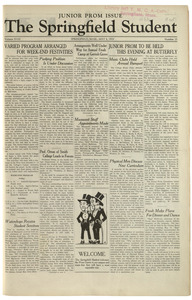 The Springfield Student (vol. 18, no. 25) May 4, 1928