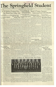 The Springfield Student (vol. 20, no. 21) April 11, 1930