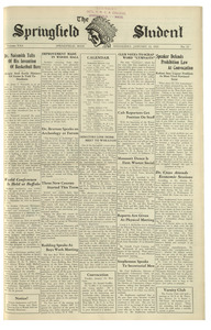 The Springfield Student (vol. 22, no. 11) January 13, 1932