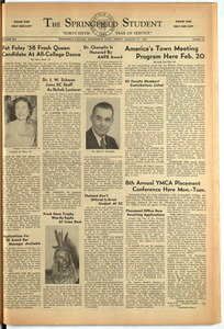 The Springfield Student (vol. 42, no. 10) January 21, 1955