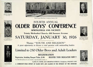 Fourth Annual Older boys’ Conference, 1926
