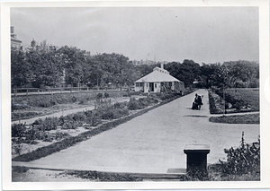 Building in Boston Public Garden