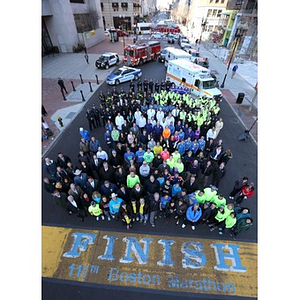 Boston Marathon Attack Survivors at Boston Globe Cover Photo Shoot