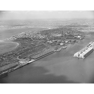 South Boston, Reserve Channel, ships, industry, Castle Island, Carson Beach, Boston, MA