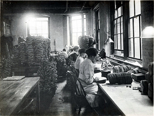 A.E. Little and Company, shoe manufacturer; stitching room, 70 Blake Street: View 5