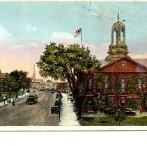 Postcard "Massachusetts Avenue, Arlington, Mass"