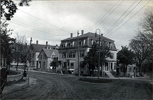 Fayette Street and Chestnut Street, north corner, 1911