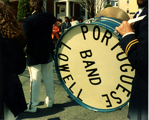 Lowell Portuguese Band drum