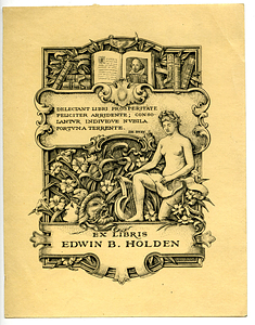 Ex Libris Edwin B. Holden