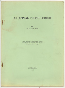 An appeal to the world