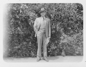 William C. Monahan standing outdoors