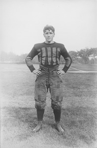 Laurence L. Jones in football uniform