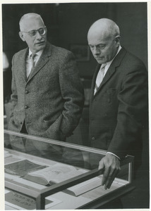 Rudolph Schuster and Benton Hatch at the Association of American University Presses' Quality Book Show