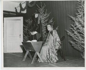 Performers in Christmas pageant